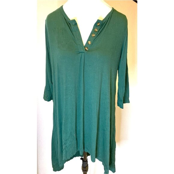 Nagoo hunter green tunic - Picture 1 of 1